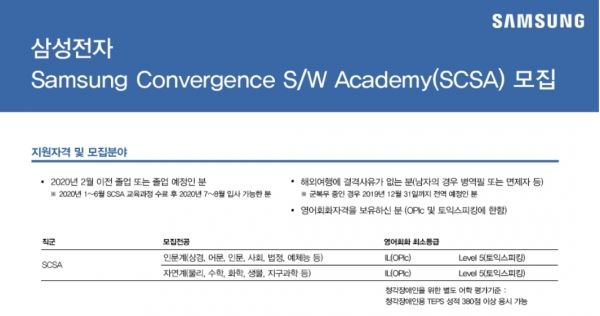 (제공= 삼성채용사이트)